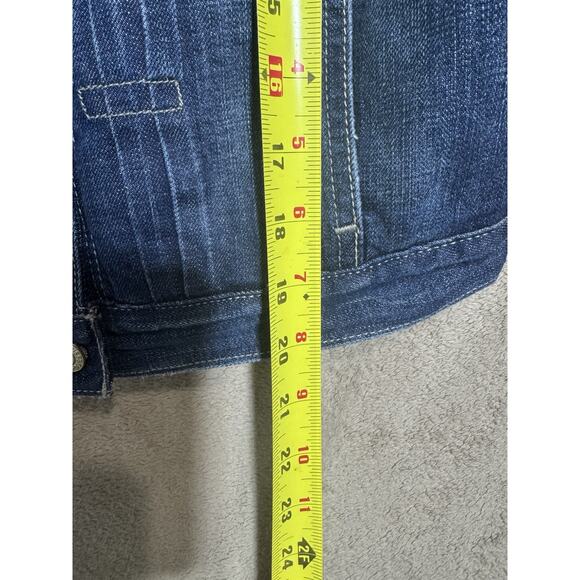 Women’s Levi’s Blue Jean Sherpa Trucker Jacket Size Medium EUC - Picture 7 of 7